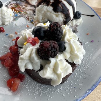 Sky Bistro - Birthday dessert! - Canadian (New) Near Me - Banff, Alberta Sky Bistro - Birthday dessert! - Canadian (New) Near Me - Banff, Alberta