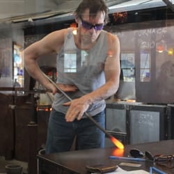 Ziemke Glass Blowing Studio - Glass blowing!