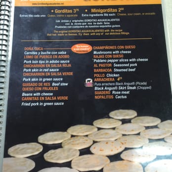 Gorditas Aguascalientes - Gordita and Minigordita Menu - Mexican Near Me - Cicero, Illinois Gorditas Aguascalientes - Gordita and Minigordita Menu - Mexican Near Me - Cicero, Illinois