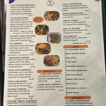T&T Daiquiri Spot - Menu - Sports Bars Near Me - McDonough, Georgia T&T Daiquiri Spot - Menu - Sports Bars Near Me - McDonough, Georgia