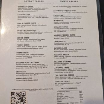 Crepas-oh! - Menu - Creperies Near Me - Santa Fe, New Mexico
