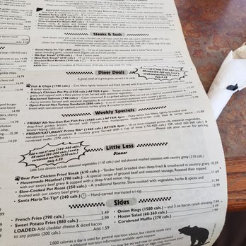 Black Bear Diner - Menu - Diners Near Me - Rancho Cucamonga, California Black Bear Diner - Menu - Diners Near Me - Rancho Cucamonga, California