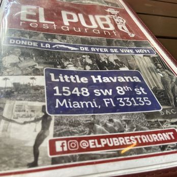 El Pub - Welcome! - Cuban Near Me - Miami, Florida