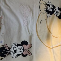 Baby blanket with embroidered name. Baby blanket with embroidered name.
