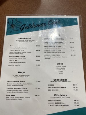 Menu photo 2 Gatehouse Café Abilene, TX