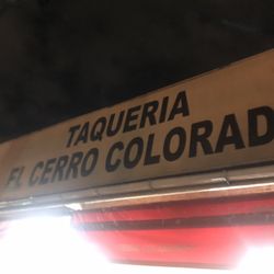 El Cerro Colorado - The sign for the restaurant