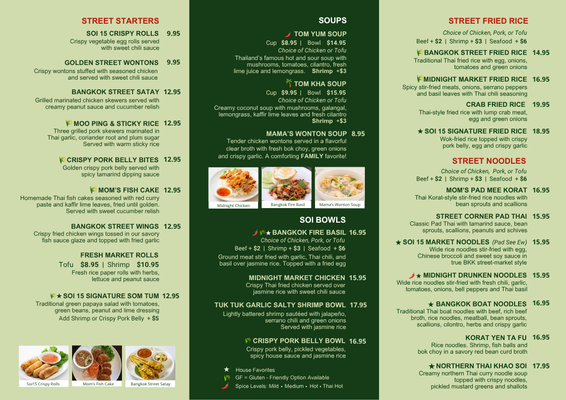 Menu photo 2 Soi 15 Thai Street Kitchen Yucaipa, CA Menu photo 2 Soi 15 Thai Street Kitchen Yucaipa, CA