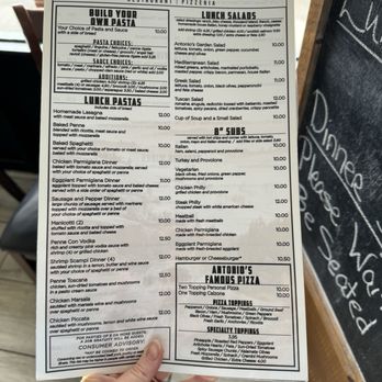 Antonio's Italian Restaurant - Pizza Near Me - Lewisville, North Carolina