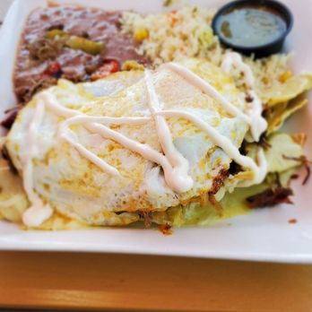 Mex Cocina Cafe - Machaca chillaqelas - Desserts Near Me - Burbank, California