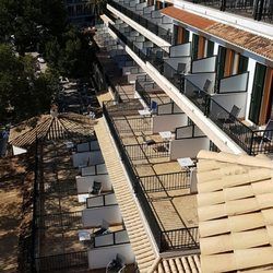 Hotel Cala Fornells - Foto von der Dachterrasse