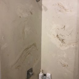 old guest shower walls