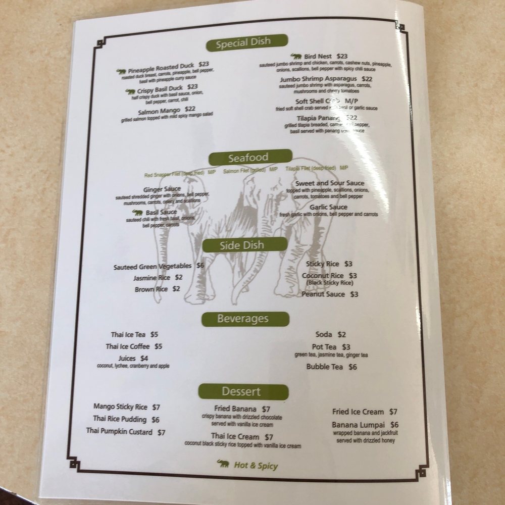 Thai Elephant - Menu - Thai Near Me - Ormond Beach, Florida Thai Elephant - Menu - Thai Near Me - Ormond Beach, Florida
