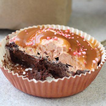 Vertex Coffee Roasters - Inside of Ellen's Fine Goods GF chocolate cake with strawberry buttercream and tahini caramel ($8) - Coffee Roasteries Near Me - Ann Arbor, Michigan Vertex Coffee Roasters - Inside of Ellen's Fine Goods GF chocolate cake with strawberry buttercream and tahini caramel ($8) - Coffee Roasteries Near Me - Ann Arbor, Michigan