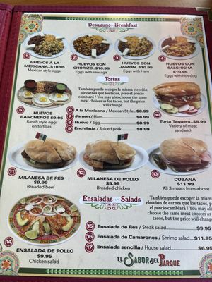 Menu photo 6 Taqueria el Sabor del Parque Baltimore, MD