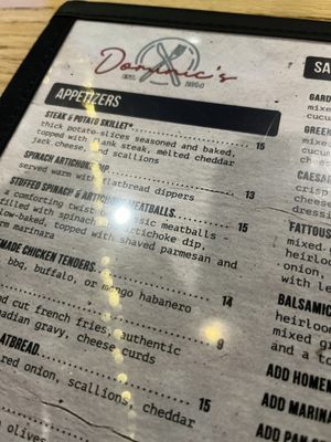Menu photo 1 Dominic's  Haverhill, MA