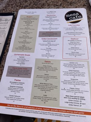 Menu photo 6 Mesa Cafe Santa Barbara, CA Menu photo 6 Mesa Cafe Santa Barbara, CA