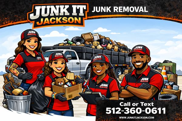 Meet The Team - We’re a family-run junk removal crew, proud to help our neighbors clear clutter and reclaim their space. From heavy lifting to friendly service, every job is a team effort with Junk It Jackson! When you call us, you’re not just hiring a company—you’re welcoming our family into your home. Let our family help yours make room for what matters most! Meet The Team - We’re a family-run junk removal crew, proud to help our neighbors clear clutter and reclaim their space. From heavy lifting to friendly service, every job is a team effort with Junk It Jackson! When you call us, you’re not just hiring a company—you’re welcoming our family into your home. Let our family help yours make room for what matters most!
