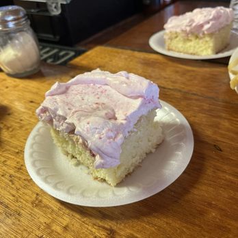 Charlie's Place - Thursday is cake day....I guess we were all given this wonderful strawberry cake with real strawberries - Sports Bars Near Me - Detroit Lakes, Minnesota Charlie's Place - Thursday is cake day....I guess we were all given this wonderful strawberry cake with real strawberries - Sports Bars Near Me - Detroit Lakes, Minnesota