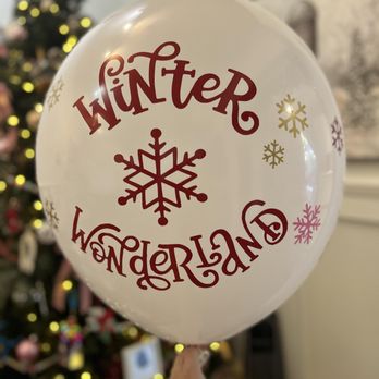 Elevate Balloon Bar - Customized jumbo balloon for Christmas Party - Balloon Services Near Me