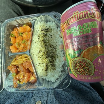 Poke Plus - Spicy Garlic Salmon and Tuna - Hawaiian Near Me - Long Beach, California