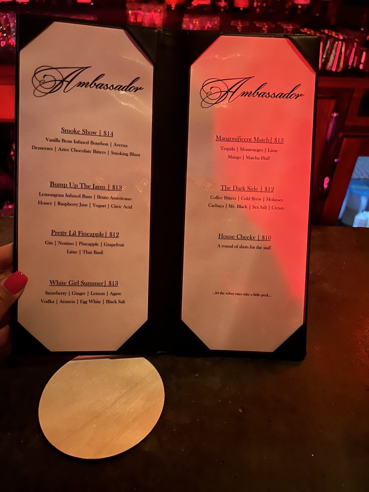 AMBASSADOR Updated October 2024 20 Photos & 22 Reviews 117 S