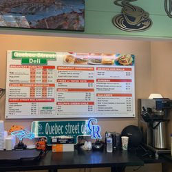 Quebec Street Deli - Menu!