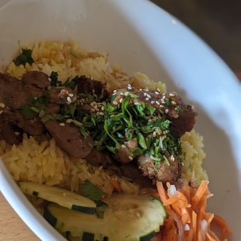 Singhs - Pork bowl with coconut rice. - Vietnamese Near Me - San Antonio, Texas