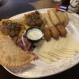 Appetizer sampler plate Appetizer sampler plate