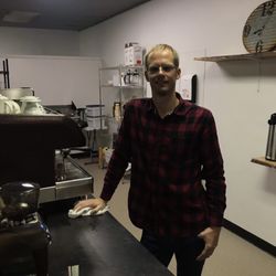 Greenglass Coffee - Colin Vestrand, owner.