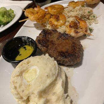 LongHorn Steakhouse - 6oz. Renegade Sirloin with 8ct. Redrock Grilled Shrimp - Steakhouses Near Me - W Springfield, New Jersey LongHorn Steakhouse - 6oz. Renegade Sirloin with 8ct. Redrock Grilled Shrimp - Steakhouses Near Me - W Springfield, New Jersey