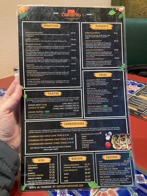 Menu photo 4 Cantarito Mexican Restaurant Spokane, WA