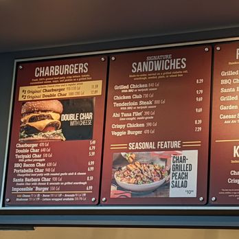 Habit Burger & Grill - Left side of the menu - Burgers Near Me - Seal Beach, California Habit Burger & Grill - Left side of the menu - Burgers Near Me - Seal Beach, California