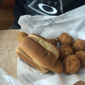 A&W Restaurant - a hot dog and fried tater tots - Fast Food Near Me - Bardstown, Kentucky