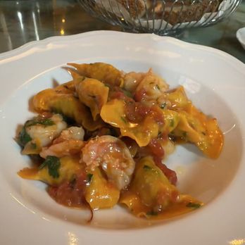 Torrisi - Blue RAVIOLINI WITH PRAWNS AND SAFFRON - Italian Near Me - New York, New York Torrisi - Blue RAVIOLINI WITH PRAWNS AND SAFFRON - Italian Near Me - New York, New York