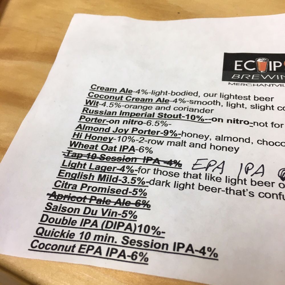 Eclipse Brewing - Breweries Near Me - Merchantville, New Jersey