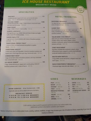 Menu photo 3 Ice House Restaurant Detroit Lakes, MN