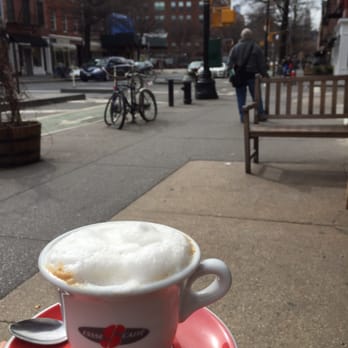 Cafe Panino Mucho Giusto - Soy cappuccino - Bagels Near Me - New York, New York Cafe Panino Mucho Giusto - Soy cappuccino - Bagels Near Me - New York, New York