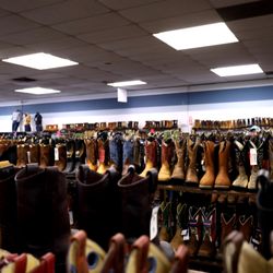 Cowtown Boot Company Factory Outlet - Cowtown has endless rows of cowboy boots