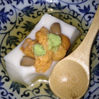 Sushi Taro - signature tofu with uni - Sushi Bars Near Me - Washington, DC, District of Columbia