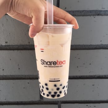 Sharetea - Jasmine green milk tea with boba - Coffee & Tea Near Me - Fullerton, California Sharetea - Jasmine green milk tea with boba - Coffee & Tea Near Me - Fullerton, California