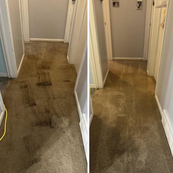 Refreshed Fibers - Before and after of a hallway - Carpet Cleaning Near Me - Shelbyville, Michigan Refreshed Fibers - Before and after of a hallway - Carpet Cleaning Near Me - Shelbyville, Michigan
