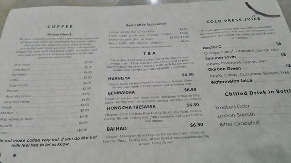 Menu photo 3 White MOJO Melbourne, VIC