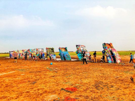 Cadillac Ranch by null