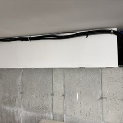 McIver Hvac - Inside refrigeration line run through the basement before it was covered by a soffit