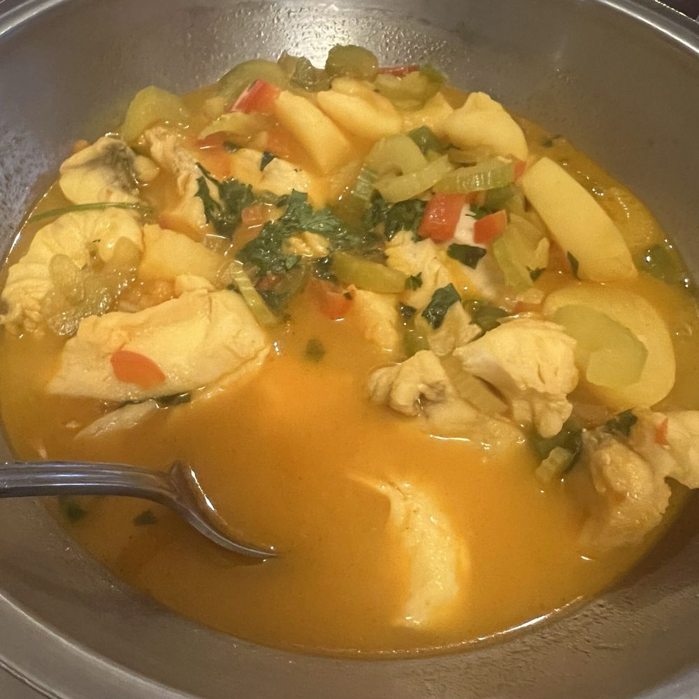 Fish Cataplan (in a white wine saffron broth) Fish Cataplan (in a white wine saffron broth)