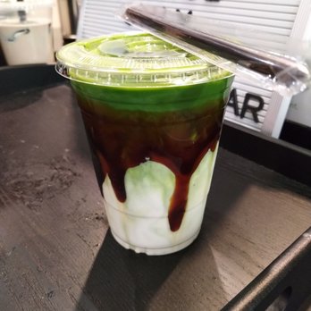 Gathers Tea Bar - Brown Sugar Matcha Latte - Bubble Tea Near Me - Chicago, Illinois Gathers Tea Bar - Brown Sugar Matcha Latte - Bubble Tea Near Me - Chicago, Illinois