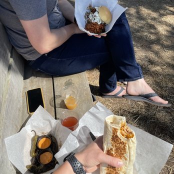 Red River Smokehouse - Chicken Fritos burrito, jalapeños and pulled pork BBQ Sammy and beans. - Smokehouse Near Me - Virginia Beach, Virginia Red River Smokehouse - Chicken Fritos burrito, jalapeños and pulled pork BBQ Sammy and beans. - Smokehouse Near Me - Virginia Beach, Virginia