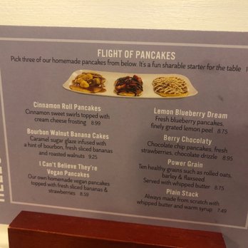 Turning Point - I chose cinnamon roll, bourbon walnut and the vegan pancakes.  it's good!! - Breakfast & Brunch Near Me - Marlton, New Jersey