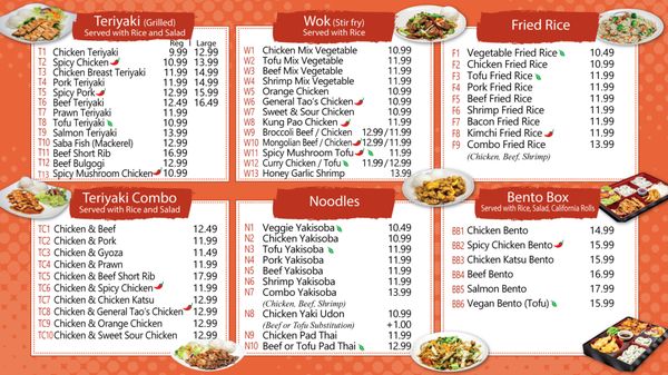 Menu photo 3 Nori Teriyaki Mukilteo Mukilteo, WA Menu photo 3 Nori Teriyaki Mukilteo Mukilteo, WA