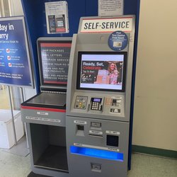 Woodland Station US Post Office - Self service kiosk in lobby